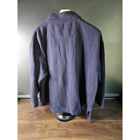 L.A. Blues Jeans Color Block Quarterzip Pullover Sweater 18/20 W Shirt - Picture 3 of 3